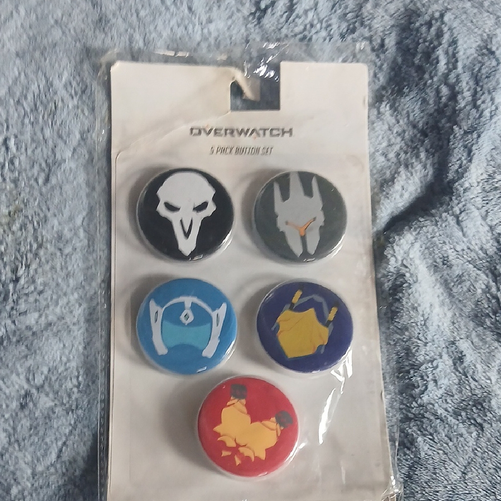 Overwatch 5-Piece Button Set